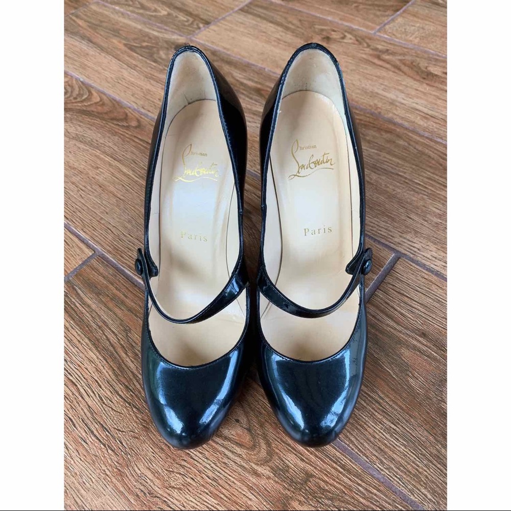 Christian Louboutin Black Charleen Mary Jane Pump